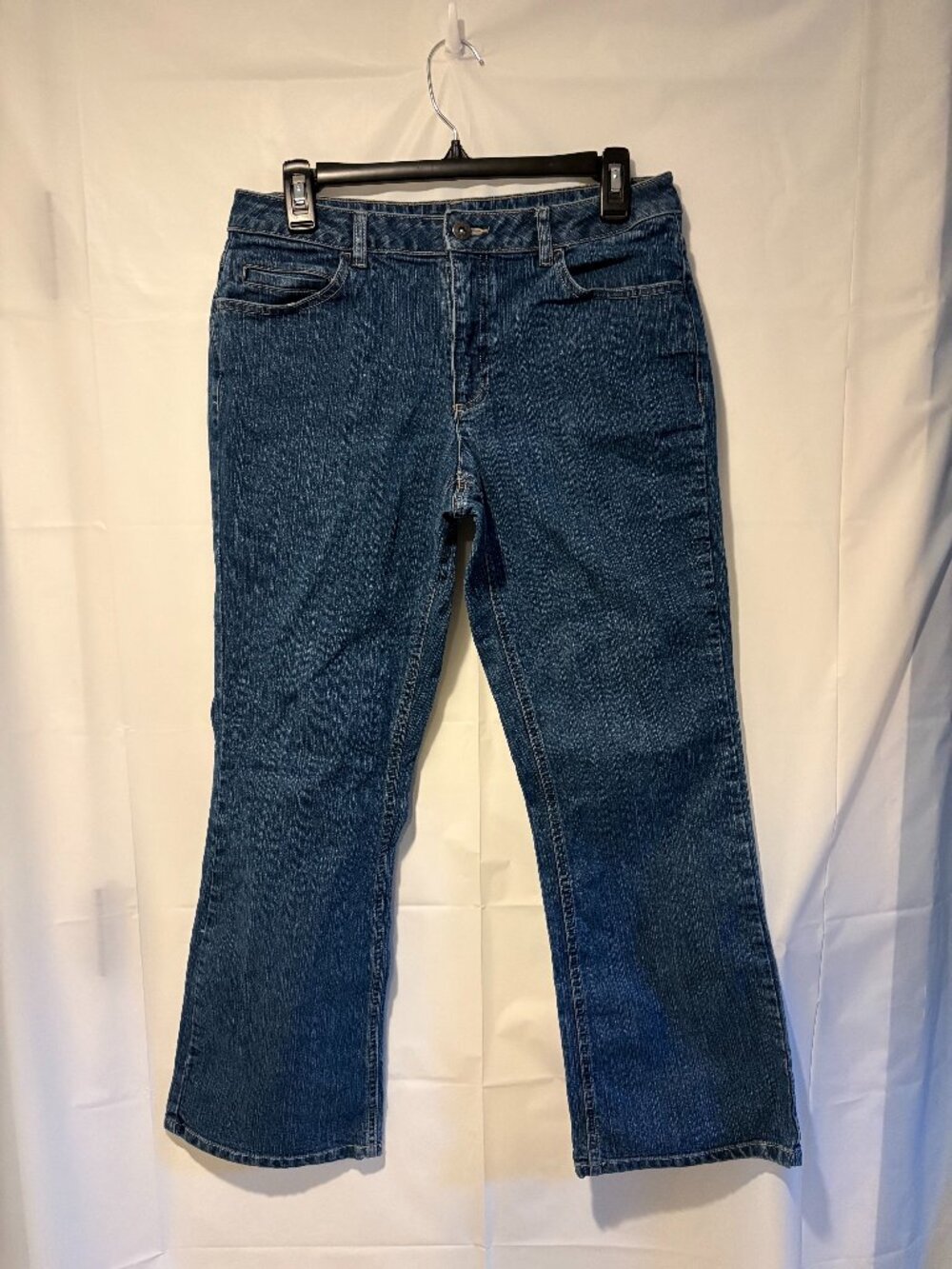 Womens Liz Claiborne Size 8P  Bootcut Denim Jeans